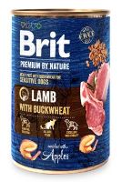 Brit Premium Dog by Nature  konz Lamb &amp; Buckwheat 400g