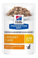 Hills Prescription Diet Feline C/D MultiCare Chicken 12x85g NEW